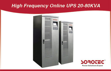 Três fase 380V AC 20, 40, 80 KVA alta frequência on-line UPS com RS485 RS232, AS400,