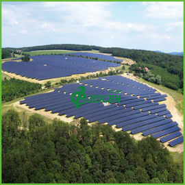 50MW em centrais eléctricas fotovoltaicos da grande escala da grade com suporte de alumínio