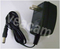80 x 53 x 33 mm, tensão de saída de 12V DC, 1000mA CCTV Power alimentação acessórios