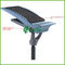 lâmpadas solares do jardim das luzes de rua do painel solar de 3M Pólo 5W com abajur do vidro temperado