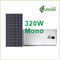 Elevado desempenho, painéis 320W solares Monocrystalline com eficiência até 16,49%