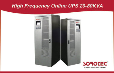 ECO - amigável 20, 60, 80 KVA 3 fase in / out line UPS de alta freqüência, 380 / 400 / 415V