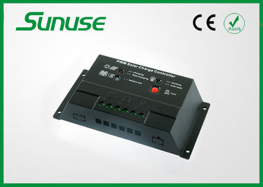 controlador da carga do regulador do painel solar de 20a 12V 24V PWM com exposição de diodo emissor de luz