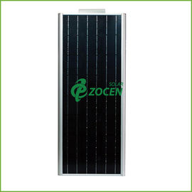 luzes de rua do painel solar da lâmpada do diodo emissor de luz de 50W 12V, tudo em uma luz de rua posta solar