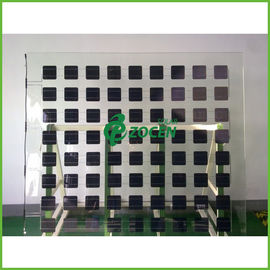 Watt solar Monocrystalline de vidro BV/ISO do módulo 265 do dobro transparente de BIPV