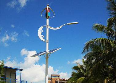 Sistema híbrido solar exterior de vento de iluminação, lâmpada do diodo emissor de luz claro/60W de 7.5m pólo