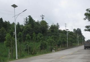 Iluminação super iluminação de rua posta solar de 60 watts com 8 medidores de altura