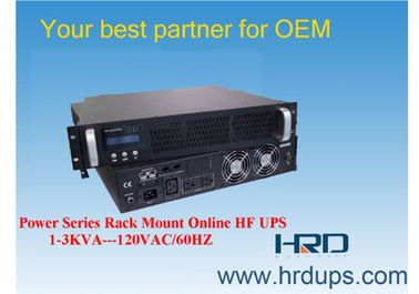 HF em linha UPS 3KVA da montagem em rack 120Vac