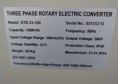 150 KVA regulador de tensão automática completo mecânico de 3 fases para o sistema do varredor do CT/MRI