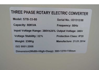 80 regulador de tensão automática trifásico interno/exterior do KVA IP20