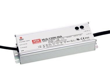 Fonte de alimentação HLG-120H-36A do diodo emissor de luz dos motoristas da iluminação do diodo emissor de luz do poder superior IP67