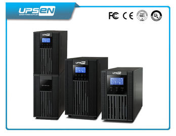 A conversão dobro em linha verdadeira UPS com a onda de seno pura e o LCD indicam 1Kva - 20Kva