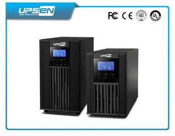 A conversão dobro em linha verdadeira UPS com a onda de seno pura e o LCD indicam 1Kva - 20Kva