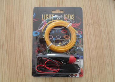 fio eletroluminescente do EL do diodo emissor de luz de 4mm/de 5mm com o inversor da C.C. 12V para a porta e a parede