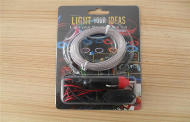 fio eletroluminescente do EL do diodo emissor de luz de 4mm/de 5mm com o inversor da C.C. 12V para a porta e a parede