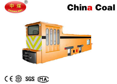 Amarrando a linha aérea locomotivas da C.A. da velocidade variável do equipamento de mineração 10t da locomotiva elétrica de mina