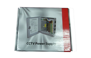 Fonte de alimentação da câmera do CCTV de 9 canais, caixa da fonte de alimentação do CCTV de 12V 5Amps