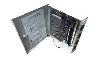 canal da caixa 9 da fonte de alimentação do CCTV de 12V 5Amps, fonte de alimentação da câmera do CCTV