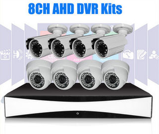CCTV de Megapixel do jogo 1280 x 720 do CCTV DVR de 8Channel HD câmeras completas de 1