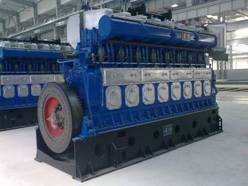 fuel-óleo pesado do central eléctrica elétrico de Genset da estação 60MW - motor diesel ateado fogo de 3 fases