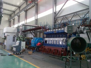fuel-óleo pesado do central eléctrica elétrico de Genset da estação 60MW - motor diesel ateado fogo de 3 fases