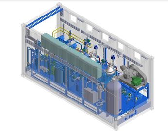 Central eléctrica de Genset, central eléctrica Containerized 20MW 400V/11KV/23KV