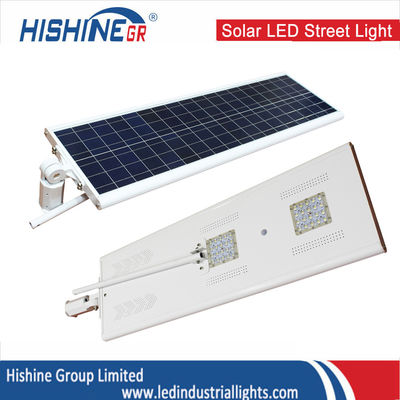Luzes de rua solares brancas do diodo emissor de luz iluminação de rua posta solar de 40 watts ângulo de feixe de 120 graus